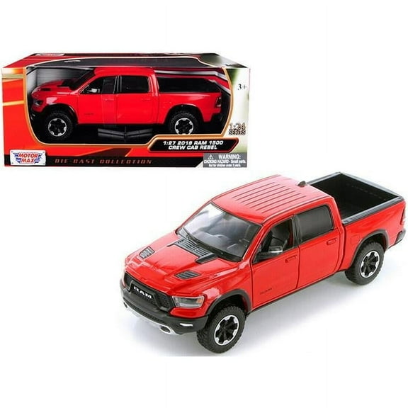 Motormax 1/24 Scale 2019 RAM 1500 Rebel Crew Cab Diecast Car