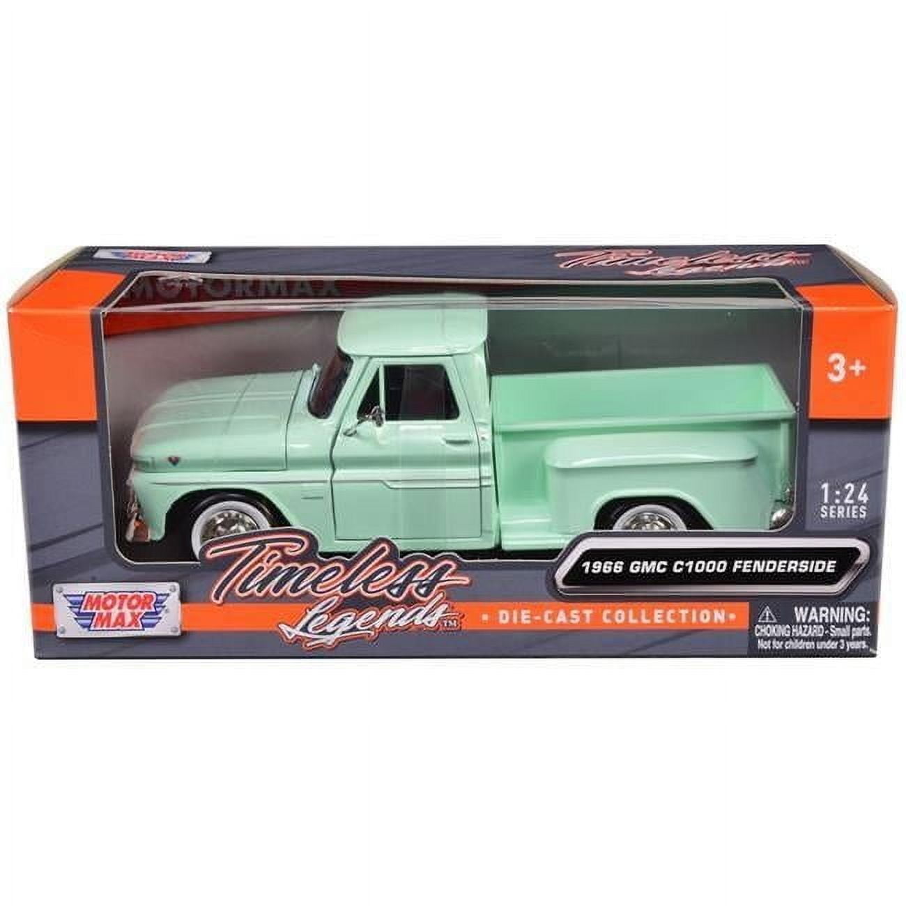 1966 GMC C1000 Fenderside Pickup Truck Light Green 