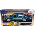 thumbnail image 1 of 1993 Chevrolet Caprice Lowrider Blue Metallic with Graphics "Get Low" Series 1/24 Diecast Model Car by Motormax, 1 of 3