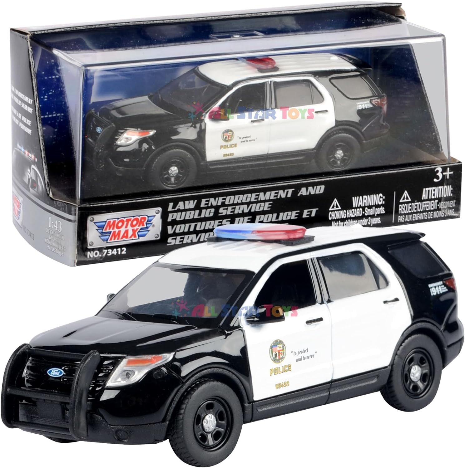 Motormax 2015 Ford Explorer Los Angeles Police Department LAPD Police