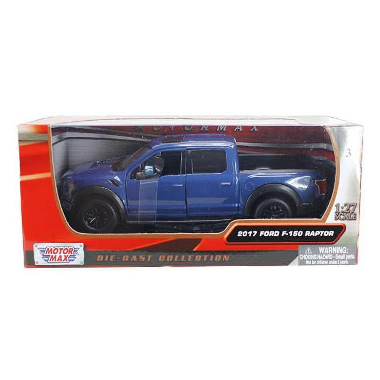 Motormax 2017 Ford F-150 Blue Raptor Model Car - Walmart.com