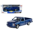 thumbnail image 1 of 1992 Chevrolet 454 SS Pickup Truck Blue Metallic 1/24 Diecast Model Car by Motormax, 1 of 1