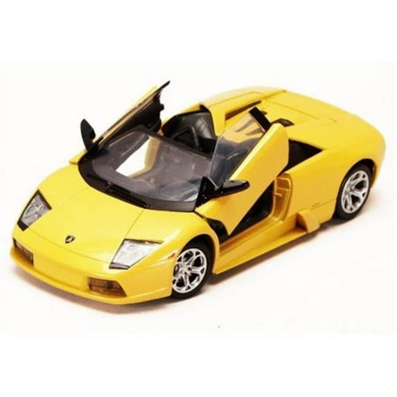 Motormax 73316y Lamborghini Murcielago Roadster Model Car, Yellow