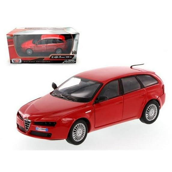 Motormax 73372r Alfa Romeo 159 SW Red 1-24 Diecast Car Model
