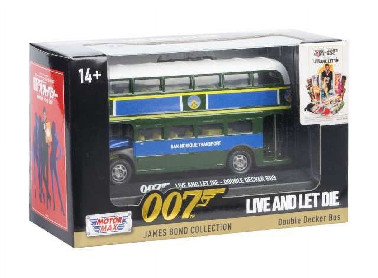Motormax Double Decker Bus San Monique Transport James Bond 007 Live