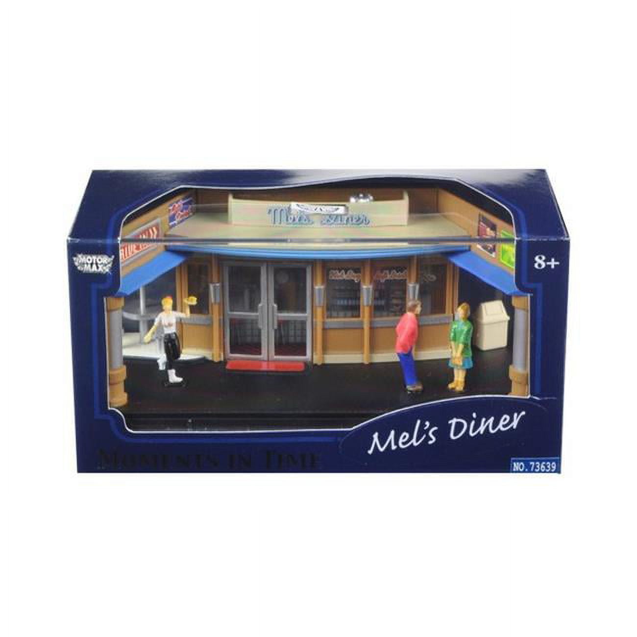 Mel's Diner Diorama Put Your Own Car Inside 1/64 by Motormax