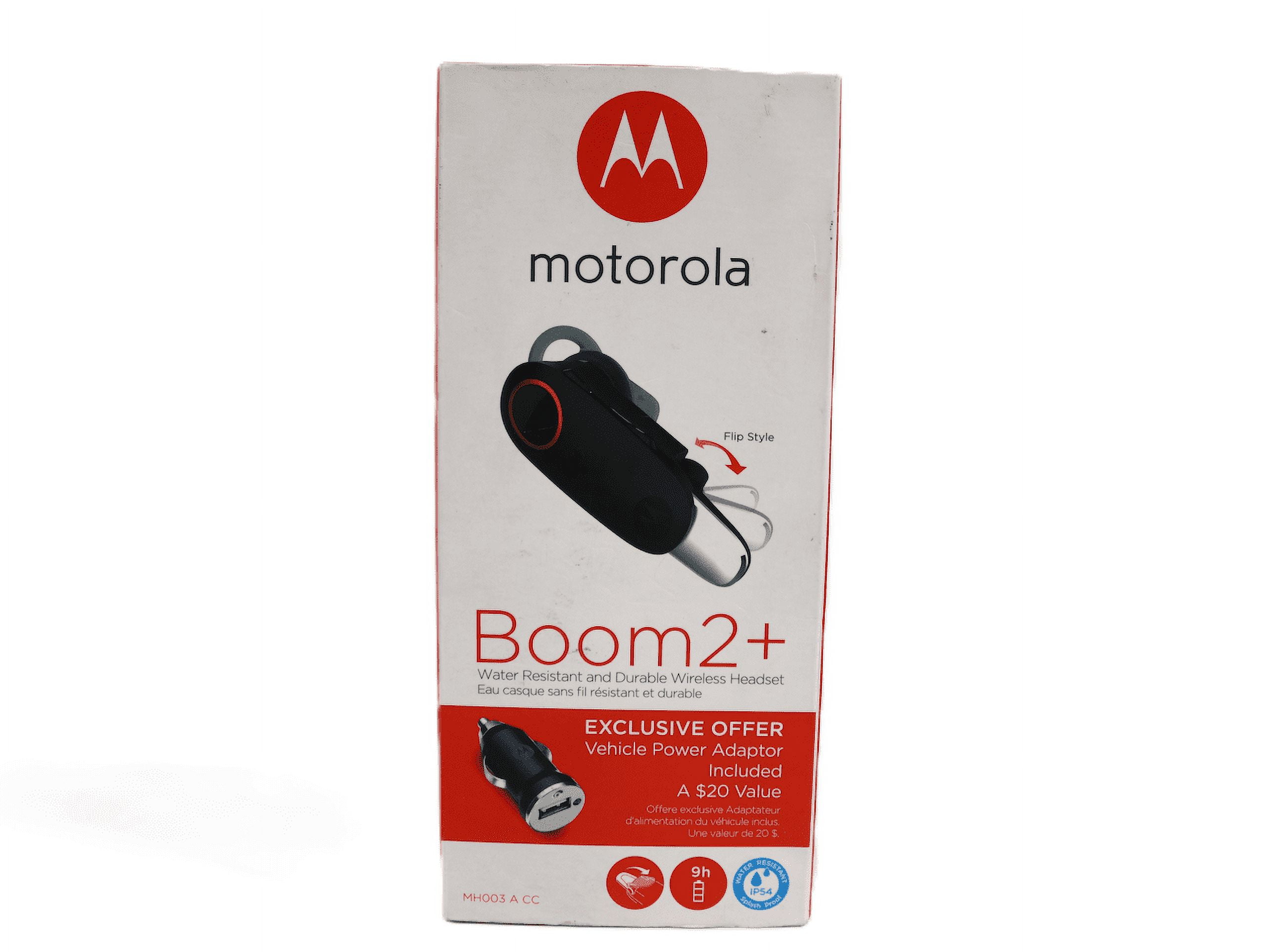 Motorola Boom 2+ Water Resistant & Durable Wireless Headset