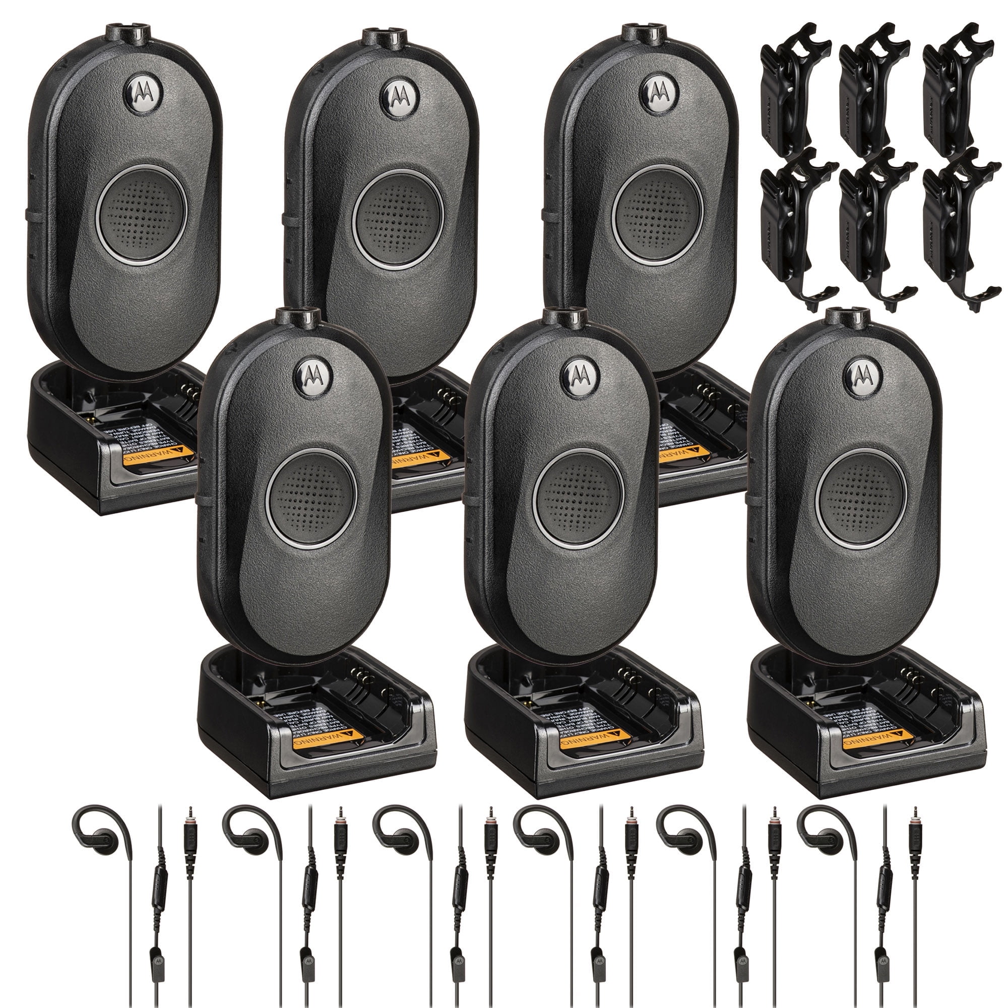 Motorola CLP1080e 8-Channel Two-Way UHF Business Radio (CLP1080E) (6-Pack)