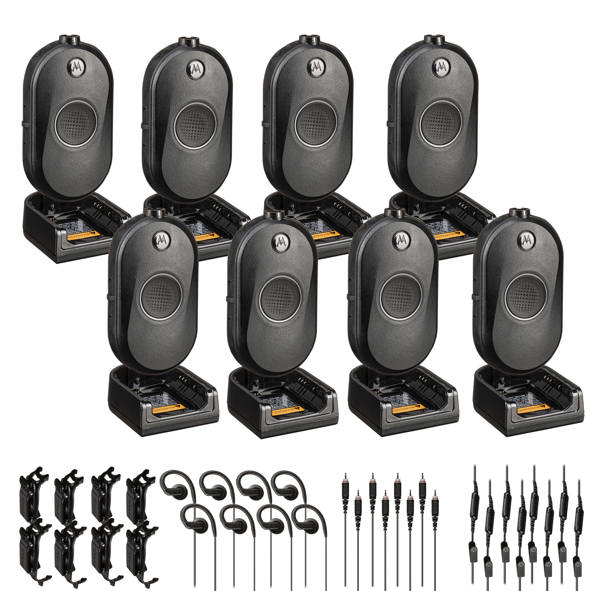 Motorola CLP1080e 8-Channel Two-Way UHF Business Radio (CLP1080E) (8-Pack)