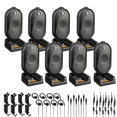 Motorola CLP1080e 8-Channel Two-Way UHF Business Radio (CLP1080E) (8-Pack)