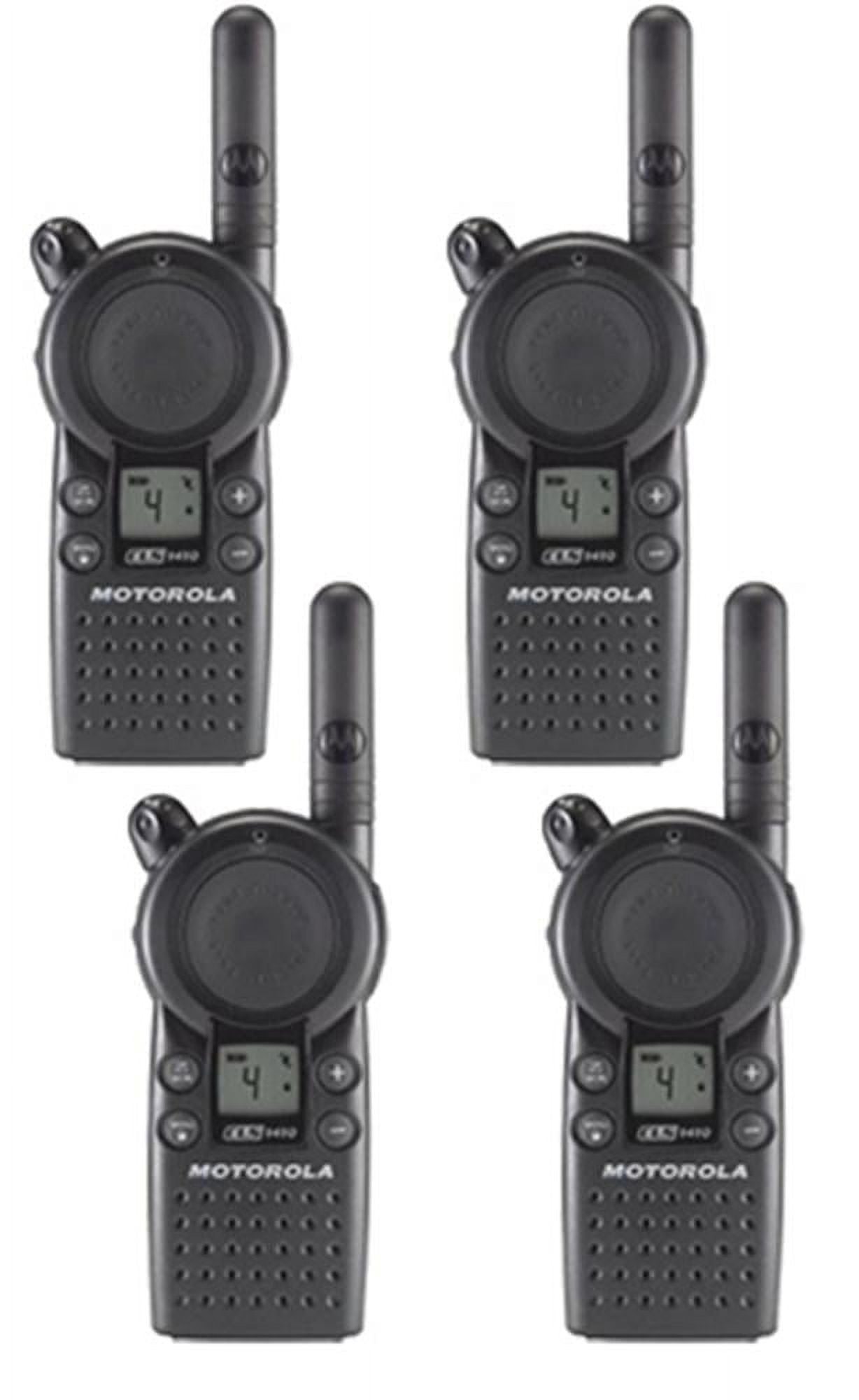 Motorola CLS 1410 4 Pack- UHF 1 Watt 4 Channel Radio