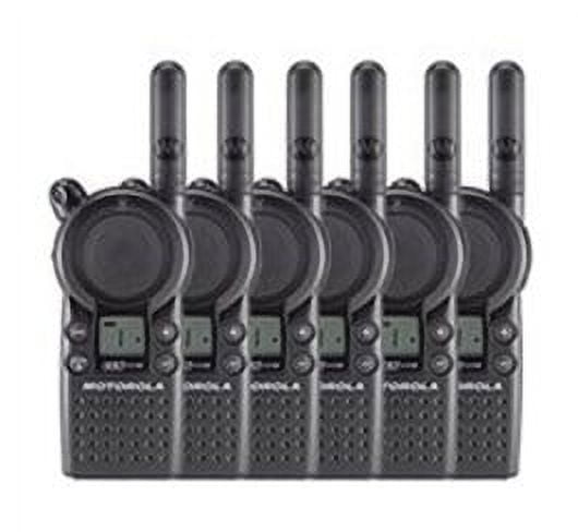 Motorola CLS1410 4-CH Military Grade with LCD Display Professional 2-Way Radio-6PK