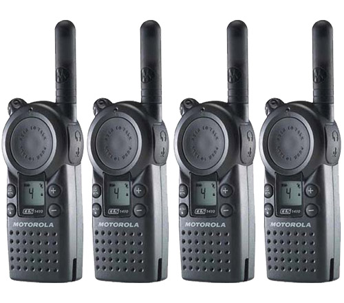 Motorola CLS1410 Two Way Radio with Channels  56 UHF Frequencies (4-Pack) 