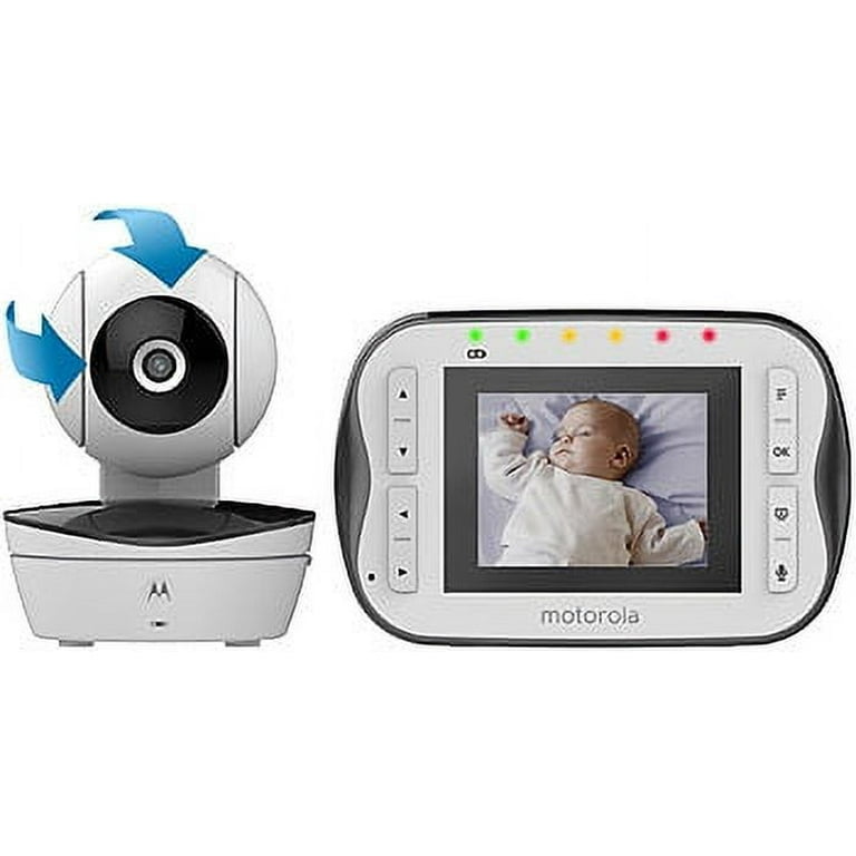 Motorola Baby Monitor - VM50G Video Baby Monitor with Camera, 1000ft Range  2.4 GHz Wireless 5 Screen, 2-Way Audio, Remote Pan, Tilt, Zoom, Room