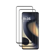 for Motorola Edge 2024 3D Curved Screen Protector - 2 Pcs Full Coverage HD Clear Anti-Scratch Easy Installation Screen Tempered Glass for Moto edge 2024 6.6"