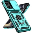 thumbnail image 1 of for Motorola Edge 2024 Case with Slide Camera Cover HD Screen Protector [Military Grade Drop Tested] Magnetic Ring Holder Kickstand Protective Phone Case for Motorola Moto Edge 2024, Mint, 1 of 17