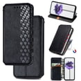 thumbnail image 1 of for Motorola Edge (2024) Wallet Case, Men's Retro Premium Business PU Leather Classic Magnetic Closure Flip Case with Card Holder [RFID Blocking] Folio Kickstand Shockproof Phone Cover,Black, 1 of 7