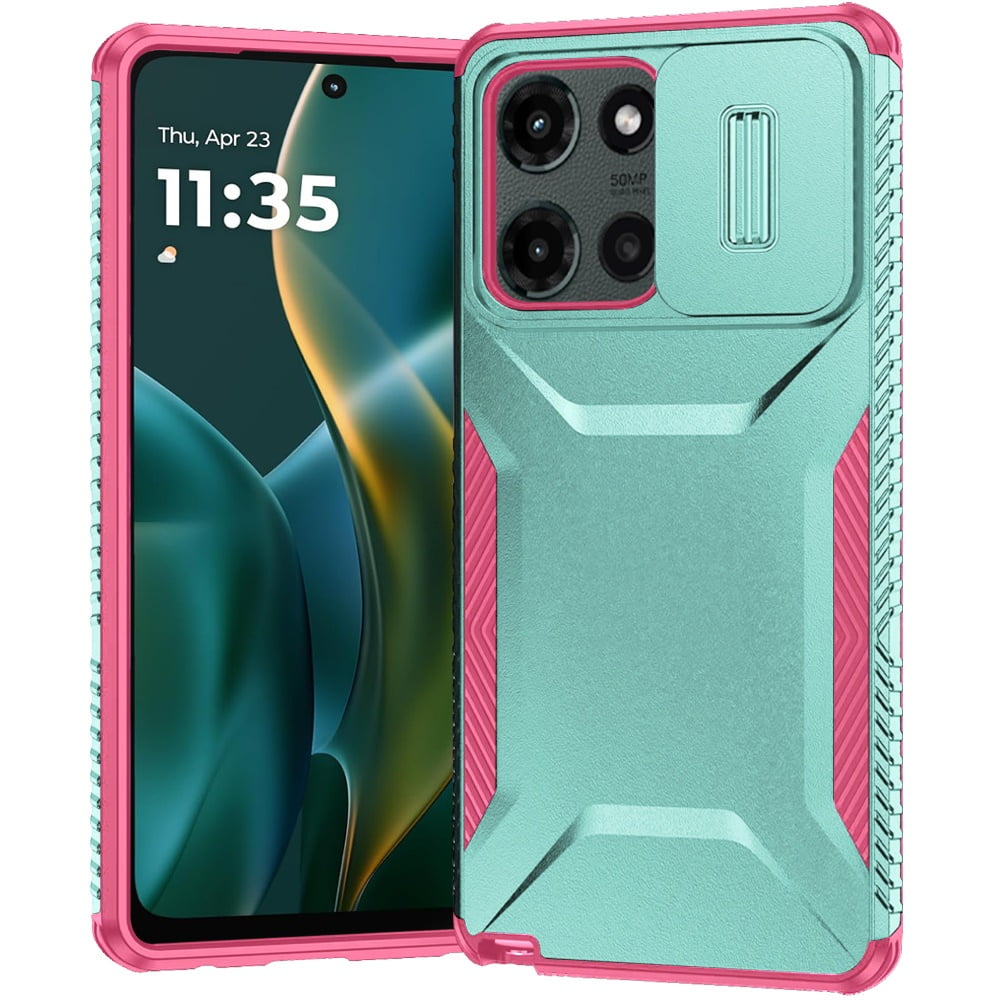 Cover TPU Sfumata Per Motorola Moto Edge 30 Pro | Custodia Morbida Antiurto Rosa E Verde | Leggera E Flessibile