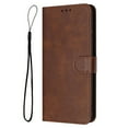 thumbnail image 1 of For Motorola Edge (2025) phone Wallet Case, PU Leather Flip Phone Case Wallet Cover with Card Slot Holder Kickstand with Hand Strap for Motorola Edge (2025) Shockproof Rugged Phone Case,Brown, 1 of 8