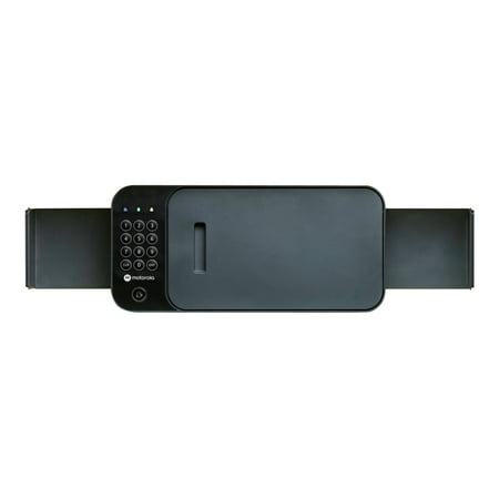 Motorola - Safe for Medications and Everyday Items with Electronic Keypad Lock - Black