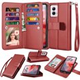 thumbnail image 1 of for Motorola G Power 5G 2024 Case, Moto G Power 5G 2024 Wallet Case, Moto G Power 2024 PU Leather Case,Luxury Cash Credit Card Slots Holder Carrying Folio Flip Cover Kickstand & Hand Strap, 1 of 8