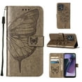 thumbnail image 1 of Motorola G Stylus 4G 2023 Case, Magnetic Folio Butterfly Patterned Wallet Case, Premium PU Leather with Wrist Strap Credit Card Holder Slots Kickstand Cover For Motorola G Stylus 4G 2023,
Gray, 1 of 5