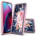 thumbnail image 1 of Motorola G Stylus 5G 2022 Case, Rosebono Hybrid Graphic Design Pattern Hard Back Pannel Cover Case For Moto G Stylus 5G 2022 (Flower), 1 of 4