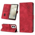 thumbnail image 1 of for Motorola G Stylus 5G (2025) Crossbody Wallet Case with Card Holder, Flip Folio Book Style Leather Shockproof Protective Phone Cover with Shoulder Strap for Motorola G Stylus 5G (2025), Red, 1 of 8