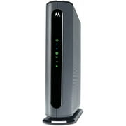 Motorola MG7700 Modem WiFi Router Combo with Power Boost | Approved by Comcast Xfinity, Cox and Spectrum | for Cable Plans Up to 800 Mbps | DOCSIS 3.0 + Gigabit Router