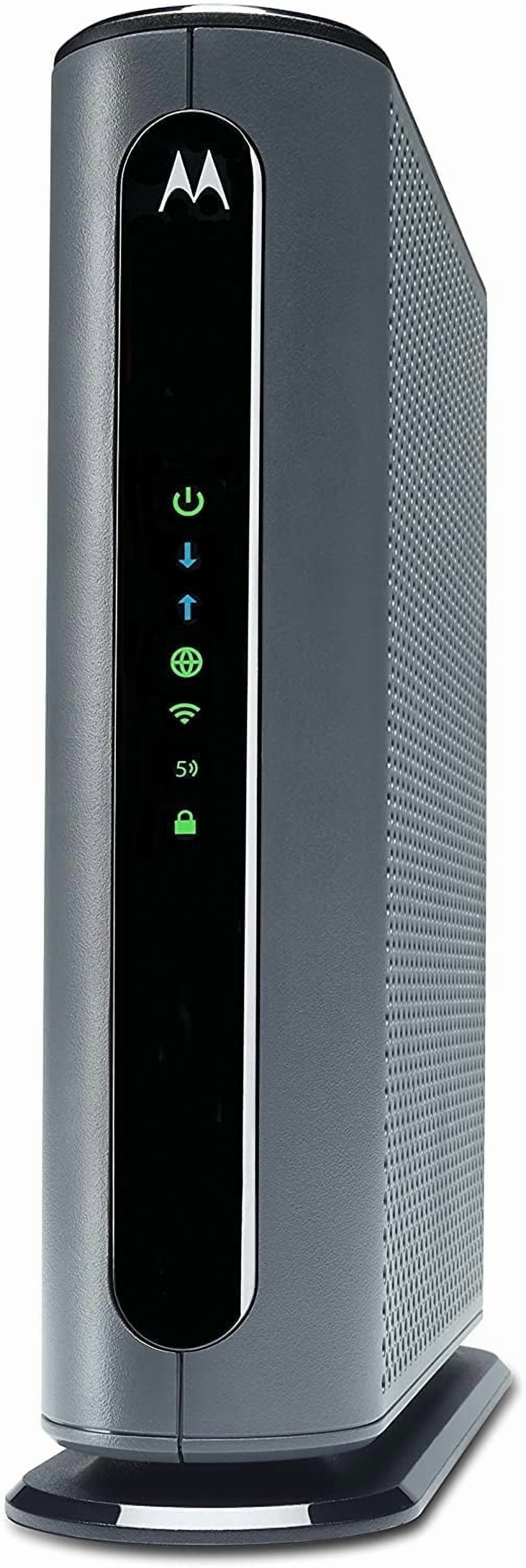 Motorola MG7700 Modem, AC1900 Dual Band WiFi Router, 1000 Mbps Speed ...