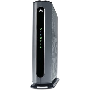 Motorola MG7700 Modem with AC1900 Dual Band 1000 Mbps Wi-Fi Gigabit Router with Power Boost