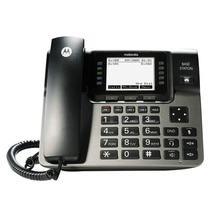 Motorola ML1000 10-Handset Corded Cordless Phone Combos with AC Adapter, Phone Cable