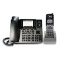 thumbnail image 1 of Motorola   1-4 Line Corded & Cordless Phone System, Black & Silver, 1 of 1