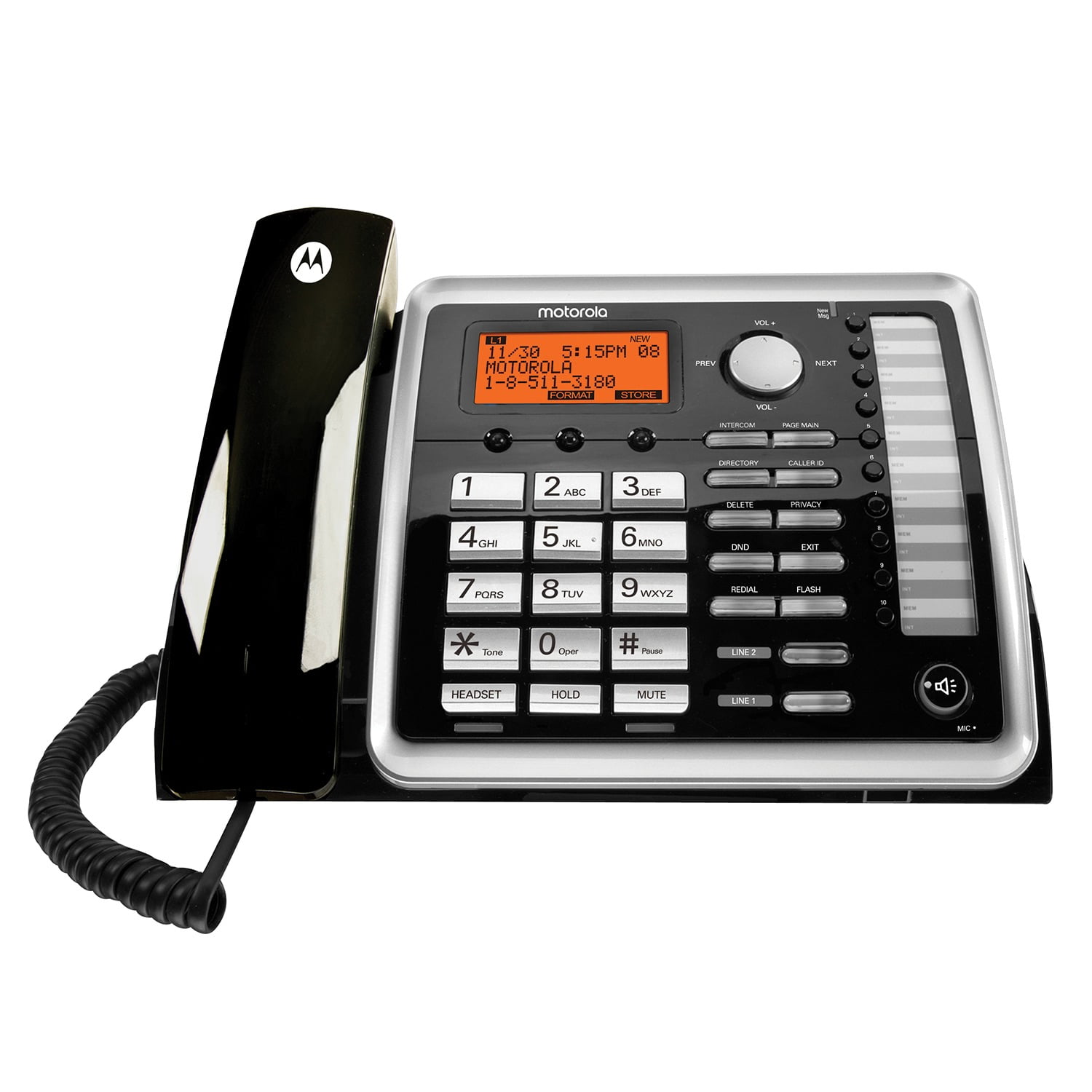 Motorola ML25260 Corded Desk Phone Digital Answering System