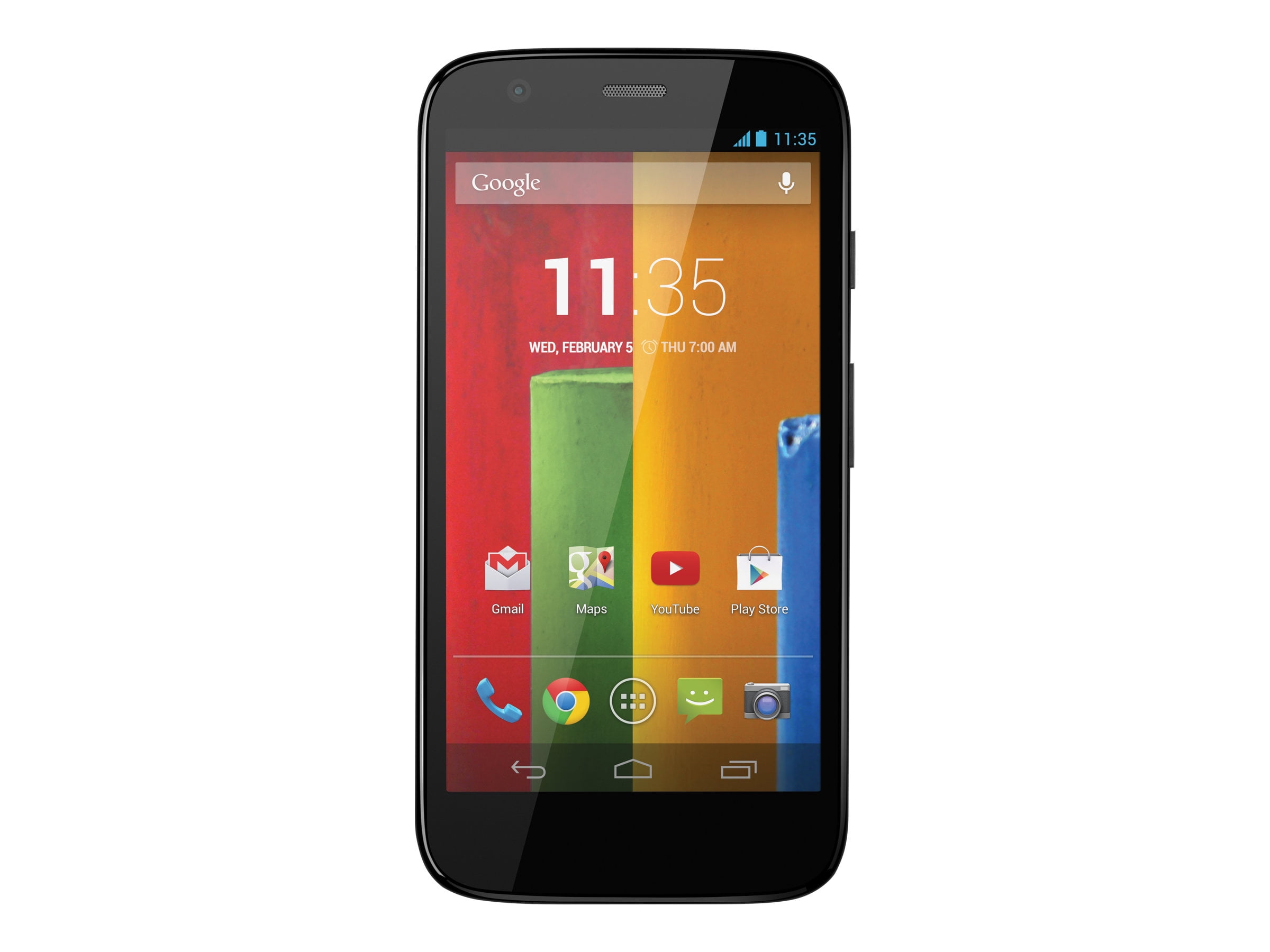 Motorola MOTO G - 3G smartphone - RAM 1 GB / Internal Memory 8 GB - LCD display - 4.5" - 1280 x 720 pixels - rear camera 5 MP - front camera 1.3 MP - Verizon