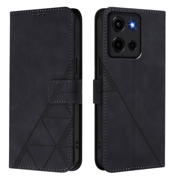 For Motorola MOTO G 5G 2025 Wallet Case, Premium Leather Flip Stand Cards Holder Business Type RFID Blocking Shockproof Phone Case Cover for Motorola MOTO G 5G 2025 Black