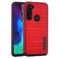 thumbnail image 1 of Motorola MOTO G STYLUS Case Drop-Protection Hard PC Soft Hybrid Armor Impact Heavy Duty Dual Layers Body Protective Textured Anti Slip Armor Rubber Rugged TPU Cover RED for MOTOROLA Moto g stylus, 1 of 2