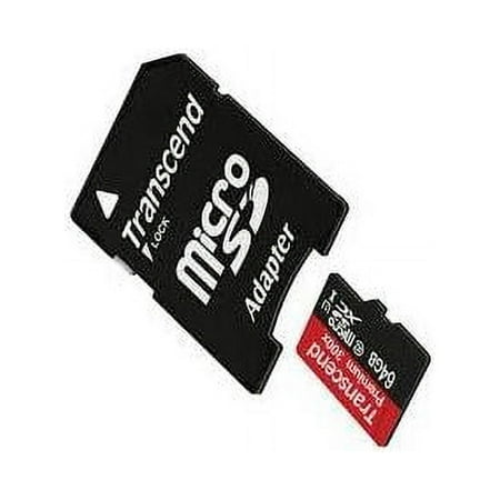 Motorola MOTO X 2ND GENERATION Cell Phone Memory Card 64GB microSDHC Memory Card with SD Adapter