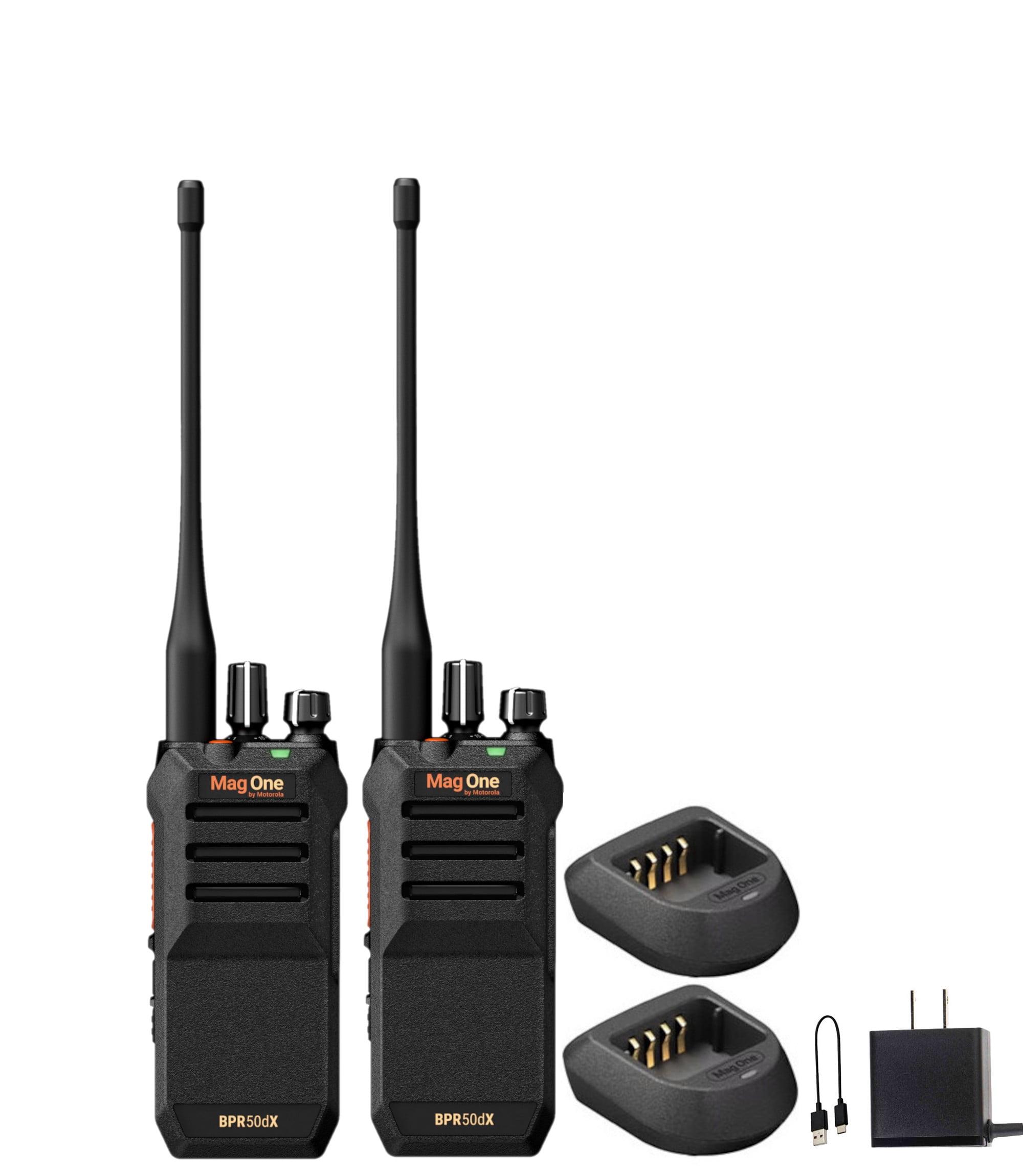 Motorola Mag One BPR50dX Two-Way Portable Radio VHF 5-watt Digital ...