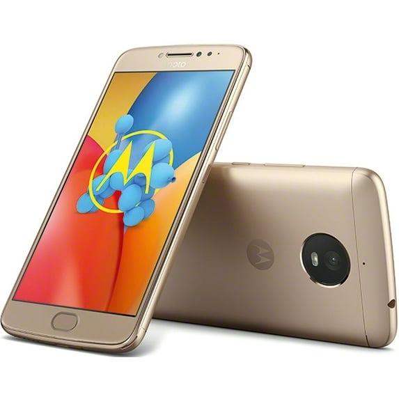 Motorola Moto E��� Plus XT1775 32 GB Smartphone, 5.5" LCD HD 1280 x 720, 2 GB RAM, Android 7.1 Nougat, 4G, Fine Gold