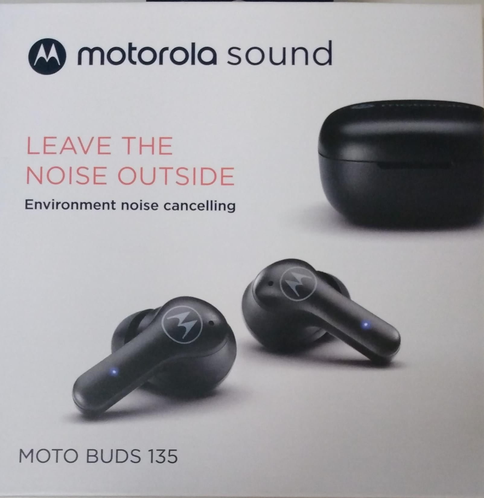 Motorola Moto Buds 135-True Wireless ENC Bluetooth Earbuds with