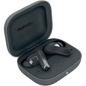 Motorola Moto Buds Bass XT2443-1 Dynamic ANC, Triple Microphone Array, Bluetooth 5.3, IP54 Water & Dust Resistant, Dolby Atmos Audio (Dark Shadow)