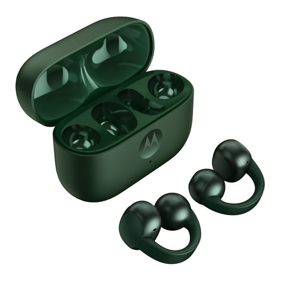 Motorola Moto Buds Loop with Sound by Bose True Wireless Earphones - PANTONE Trekking Green
