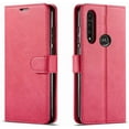 thumbnail image 1 of Motorola Moto E7 Power Case,  Included [Tempered Glass Screen Protector], Starshop Premium Leather Wallet Pocket Credit Card Slots-Pink, 1 of 1