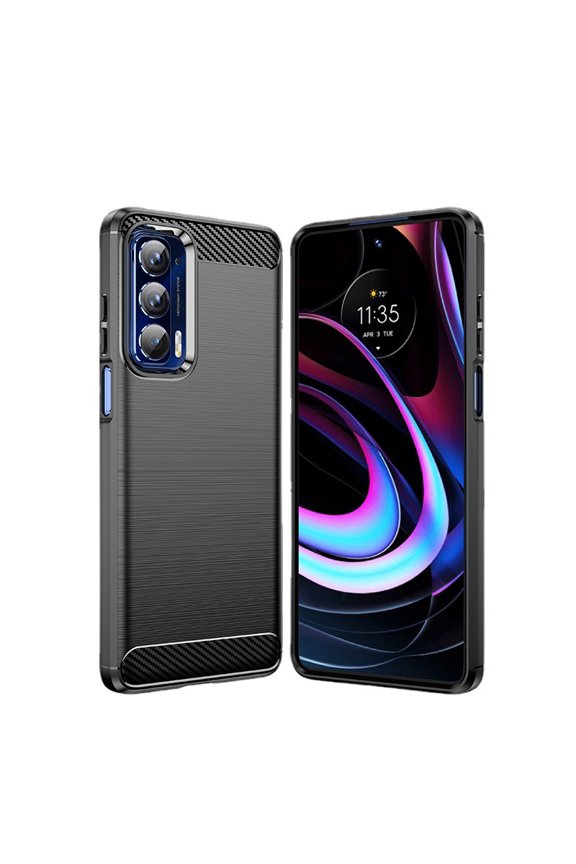 for Motorola Moto Edge 2021 Case, Moto Edge 5G UW Case, Heavy Duty Defender Case Dustproof Shockproof Protection 3 in 1 Rugged Phone Cover for Moto Edge 5G UW/Moto Edge 2021, Black