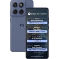 thumbnail image 1 of Motorola Moto Edge 60 Fusion 5G Ai Compatible with Tmobile Mint Tello & Global 256GB+8GB NFC 50MP Triple Cam Dual Sim 6.67" Curved XT2503-1 Latino American Version Slipstream Blue, 1 of 5