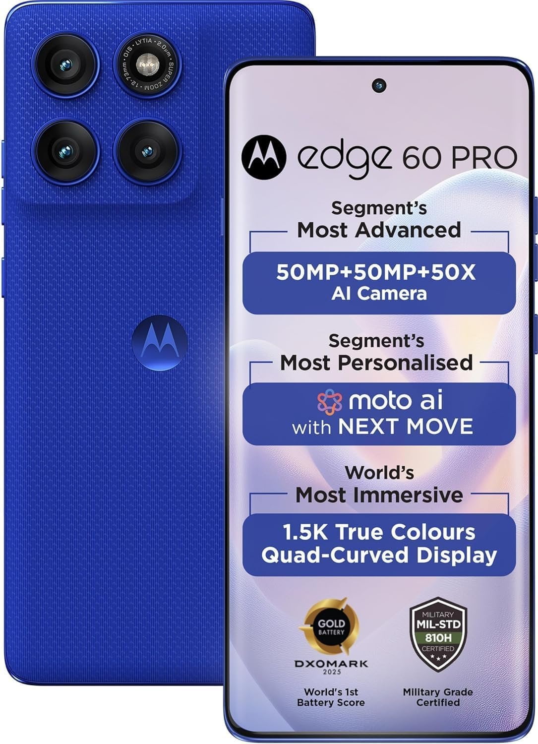 Motorola Moto Edge 60 Pro 5G Ai Tmobile Mint Tello & Global