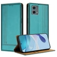 thumbnail image 1 of for Motorola Moto G (2024) Purse Case, Magnetic Closure Business PU Leather Card Slots Wallet Phone Case, Flip Silicone TPU Bumper Protective Cover with Stand Shockproof Folio Case, Green, 1 of 7