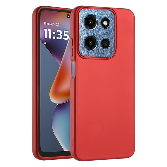 Motorola Moto G 2025 Phone Case, Slim Durable Shock Resistant 100% Fit for Moto G 2025 Phone Case Red