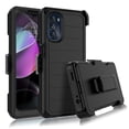 thumbnail image 1 of for Motorola Moto G 5G 2022 Case, Heavy Duty Rugged Defender Case with [Belt Clip Holster] [Built in Screen Protecotr], Shockproof Full Body Protection Kickstand Cover for Moto G 5G (2022) Black, 1 of 8